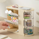Axyaa Multi-tier Jewellery & Stationery Storage Box - Study Room Organizer & Display Shelf