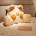 Axyaa Meow Cushion Bedhead Backrest Pillow - Large Bedroom Backrest Cushion