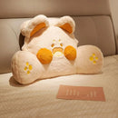 Axyaa Meow Cushion Bedhead Backrest Pillow - Large Bedroom Backrest Cushion