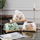 Axyaa Ceramic Bread Tissue Box: European-Style Living Room Coffee Table Decor