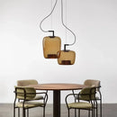 Axyaa Glass Restaurant Pendant Lamp Minimalist Nordic LED Hanging Light