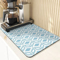 Axyaa Yellow Non-Slip Diatoms Drying Mat for Kitchen Counter-Limited Offer!