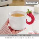 Axyaa Ceramic Fruit Plant Handle Mug - Cute Home Drinking Cup