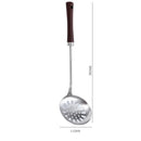 Axyaa Stainless Steel Kitchen Utensil Set - Soup Spoon, Colander, Spatula, Frying Shovel