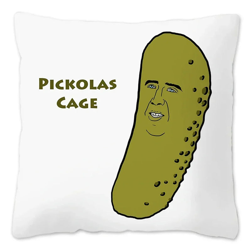 Nicolas Cage Sofa Pillow Cover by Axyaa - Home Decor Actor Cushion Case