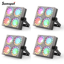 Axyaa Wash Lights 4x12W RGBW LED Par Lights for DJ Disco Party Event