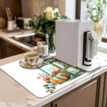 Axyaa Thanksgiving Dish Drying Mat