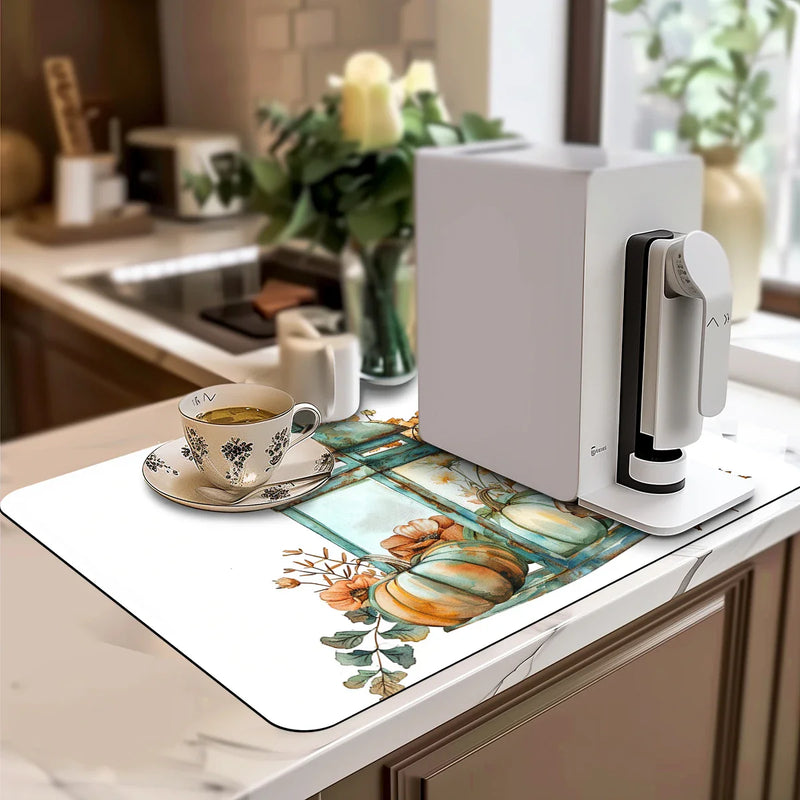 Axyaa Thanksgiving Dish Drying Mat