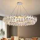 Axyaa LED Crystal Chandelier Ceiling Lamp for Living Room Lighting