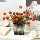 Axyaa Irregular Glass Vase for Waterborne Flower Arrangement