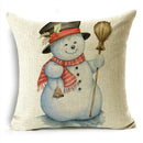 Axyaa Merry Christmas Linen Pillow Case 18*18in