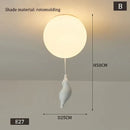 Axyaa Bear Cartoon Kids Pendant Light Bedroom Children's Room Decor LED