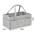 Axyaa Stroller Organizer Mommy Tote: Portable Storage Diaper Bag & Baby Accessories Basket