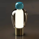 Axyaa Glass Mushroom Table Lamp: Modern Nordic LED Desk Light for Bedroom & Living Room
