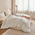 Axyaa Solid Color Soybean Fiber Winter Quilt Core - All-Season Warmth