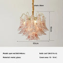 Axyaa Luxury Glass Pendant Lights - Colorful E14 Hanging Lamp for Living Room