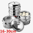 Axya Multilayered Steamer Basket with Holder for Instant Pot