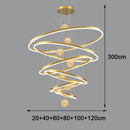 Axyaa Crystal Chandelier - Luxury Living Room Lighting - Bedroom Pendant Lamp