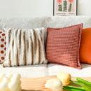 Axyaa Gradient Plush Faux-Fur Throw Pillow Cover - Nordic Style Ultra Soft Decorative Pillowcase