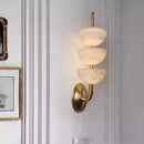 Axyaa Luxury Marble Copper Wall Lamp for Bedroom Living Room Dining Room
