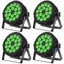 Axyaa 200W RGBW LED Par Light Set for DJ Disco Party Wedding
