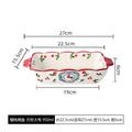 Axyaa Ceramic Oval Baking Dish Pan with Handle - Kitchen Roasting Lasagna and Cheese Pan