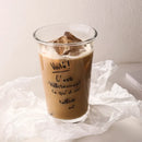 Axyaa Glass Milk Tea Cup Set with Straw for Trendy Breakfast & Coffee Enjoyment