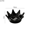 Axya Crown Ceramic Jewelry Storage Tray