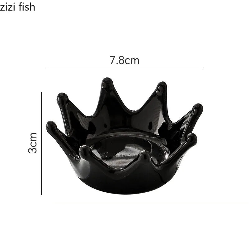Axya Crown Ceramic Jewelry Storage Tray
