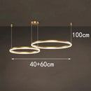 Axyaa Modern Pendant Chandelier for Dining Room Ceiling, LED Indoor Decorative Lighting