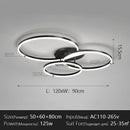 Axyaa LED Ceiling Light: Modern Minimalist, Light Luxury, Creative Circle Design for Home