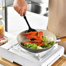 Axyaa Stainless Steel Handle Silicone Kitchenware Set, Non-Stick Utensils, Cooking Tools