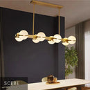 Axyaa LED Pendant Chandeliers for Modern Living and Dining Room Lighting