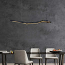 Axyaa Nordic LED Strip Lights Chandelier for Home, Office, and Cafe