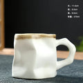 Axyaa Ceramic Coffee Cups Retro Coarse Pottery Creative Mugs Office Gifts Decoration