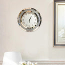 Axya Glass Wall Clock: Elegant Decorative Electronic Clock for Modern Living Room