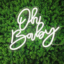 Axyaa Baby Neon Lights Birthday Party Decorative Plaque Acrylic Logo Dimmable