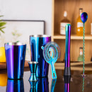 Axyaa Rainbow Boston Shaker Cocktail Bar Set Mixed Drink Martini Tools