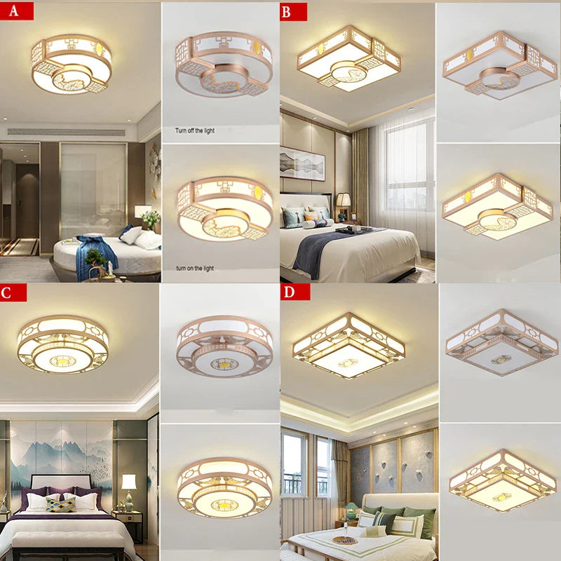 Axya Metal+Acrylic LED Ceiling Lamp for Home Indoor Lighting