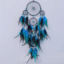 Axyaa Five-ring Tree of Life Dream Catcher with Natural Feathers