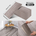 Axyaa Wood Grain Self-Adhesive Floor Strips: Peelable & Sticky for Living Room, Bedroom