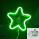 Axyaa Star Neon Car Window Lights: Glow Atmosphere & Party Supplies