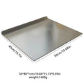 Axyaa Stainless Steel L-Shaped Folding Chopping Board: Double-Sided Kitchen Tool for Cutting and Kneading
