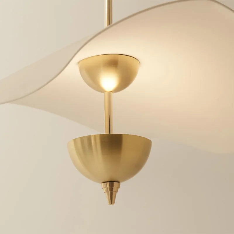 Axyaa Lotus Leaf LED Pendant Lamp: Modern Luxury for Home & Hospitality