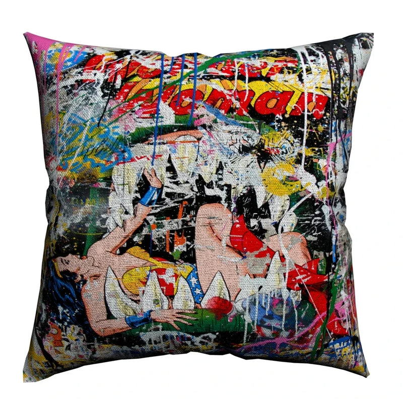 Banksy Street Art Pillowcase Cover 45x45cm - Axyaa Home Decor