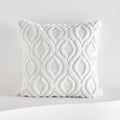 Axyaa Fluffy Embroidery Diamond Cushion Cover 45x45cm