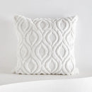 Axyaa Fluffy Embroidery Diamond Cushion Cover 45x45cm