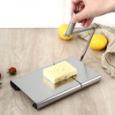 Axyaa Stainless Steel Cheese Slicer with Scale and Divider