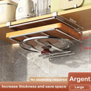 Axyaa Under Cabinet Basket Storage Shelf: Kitchen & Office Organizer