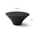 Axyaa High Foot Ceramic Dessert Plate for Molecular Cuisine and Sushi Dish
